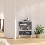 vidaXL Buffet Sonoma gris 57x35x70 cm Aggloméré