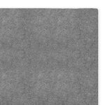 vidaXL Bâche de piscine gris clair 750x370 cm géotextile polyester