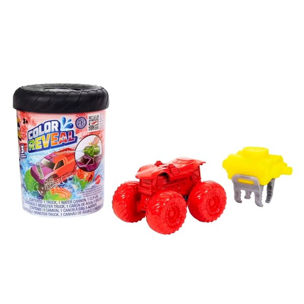 Mattel HJF39 - Hot Wheels Camion Monster Trucks Color Reveal