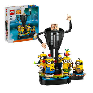 LEGO® Moi  Moche et Méchant 4 : Set Gru et Minions en Briques (75582) - Amusement et Créativité