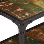 vidaXL Meuble TV 150x30x41 cm bois massif de récupération