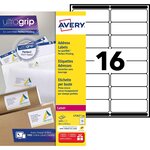 Boîte de 4000 étiquettes laser blanc 99 1x33 9 l7162-250 avery zweckform