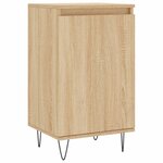 vidaXL Buffets 2 Pièces chêne sonoma 40x35x70 cm bois d'ingénierie