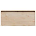vidaXL Armoire murale 80x30x35 cm Bois de pin massif