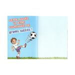 Carte de voeux enfant - anniversaire - football