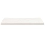 vidaXL Dessus de bureau blanc 80x40x2 5 cm bois massif de pin