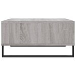 vidaXL Table basse sonoma gris 60x60x30 cm bois d'ingénierie