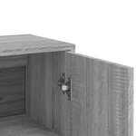 vidaXL Buffet sonoma gris 60x31x84 cm bois d'ingénierie