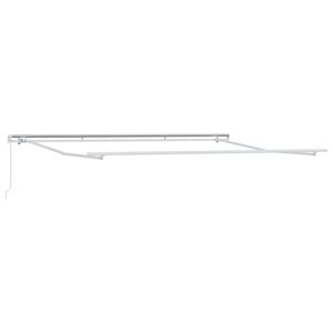 vidaXL Auvent Blanc 5 x 3 m Métal