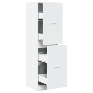 vidaXL Armoire d'apothicaire blanc 40x41x144 5 cm bois d'ingénierie