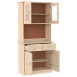vidaXL Buffet ALTA 77x35x165 cm bois massif de pin