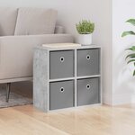 vidaXL Buffet Gris béton 49 5 x 22 x 47 cm