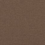 vidaXL Fauteuil avec repose-pied Marron 60 cm Tissu