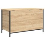vidaXL Banc de rangement chêne sonoma 80x42 5x50 cm bois d'ingénierie