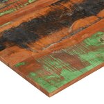 vidaXL Dessus de table rectangulaire 60x90 cm 15-16 mm Bois récupéré