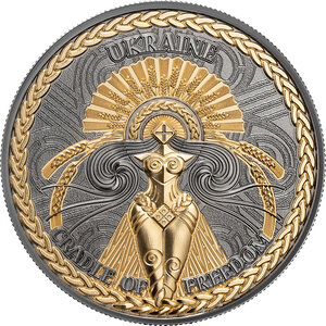 Monnaie CRADLE OF FREEDOM 1 Oz Argent 1000 Satoshi United Crypto States 2026 (PRÉCOMMANDE)