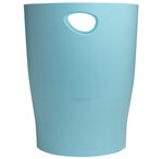 Corbeille à papier ecobin skandi - bleu givré - x 8 - exacompta