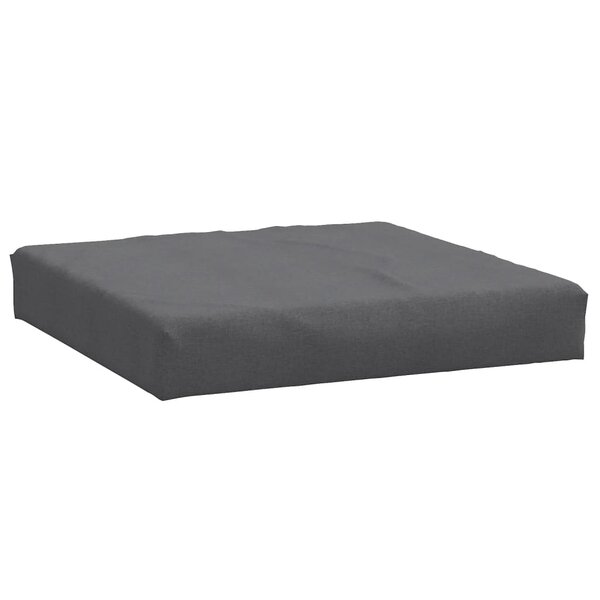 vidaXL Coussin de palette anthracite mélangé 60x60x10 cm tissu