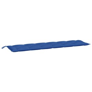 vidaXL Coussin de banc de jardin bleu royal 200x50x7 cm tissu oxford