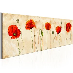 Tableau - tears of poppies l x h en cm 135x45
