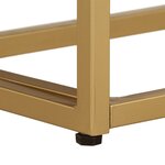 vidaXL Table console 90x30x76 cm bois massif de manguier et fer