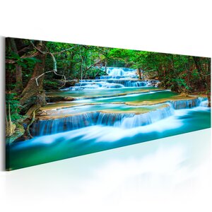 Tableau - sapphire waterfalls l x h en cm 135x45