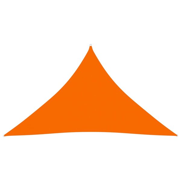 vidaXL Voile de parasol Tissu Oxford triangulaire 3 5x3 5x4 9 m Orange