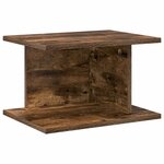 vidaXL Table de chevet Chêne fumé 40 x 30 x 25 cm Bois d'ingénierie