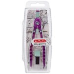 Compas à réglage rapide my.pen lilas/menthe HERLITZ