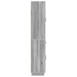 vidaXL Ensemble de Meubles 2 Pièces Sonoma gris Bois d'ingénierie