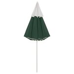 vidaXL Parasol de plage Vert 300 cm