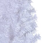 vidaXL Arbre de Noël artificiel avec branches épaisses blanc 180cm PVC