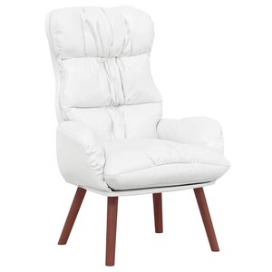 vidaXL fauteuil Blanc 69 x 74 x 93 cm Cuir artificiel