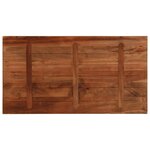 vidaXL Dessus de table 120x70x2 5cm rectangulaire bois massif récupéré