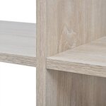 vidaXL Bibliothèque/étagère 107 cm Couleur de chêne