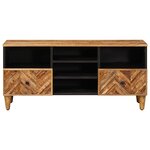 vidaXL Armoires de rangement avec tiroir Marron 100 x 33 5 x 46 cm