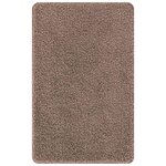 vidaXL Tapis de bain antidérapant Marron 60 x 90 cm PP