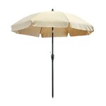 Madison Parasol Lanzarote 250 cm Rond Écru