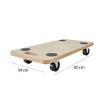 Pack and Move - Kit levier soulève Meubles - 2 Chariot Roulettes 150 kg - Lève Porte 100 KG - Pour meubles lourds - Déplacer meubles et Portes