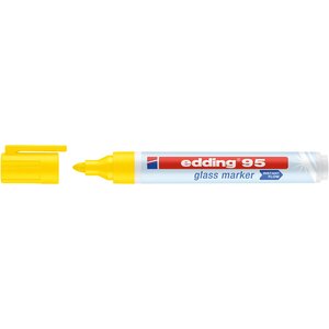 Marqueur pour verre 95 jaune 1 5-3 mm EDDING