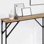 vidaXL Table console chêne artisanal 180 x 23 x 75 cm