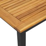vidaXL Table d'appoint de jardin 45x45x38 cm en bois d'acacia massif
