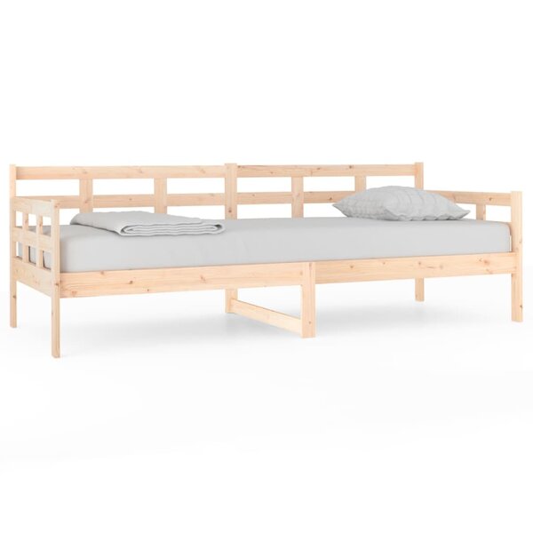 vidaXL Lit de jour sans matelas bois de pin massif 80x200 cm