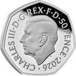 Monnaie LIVE LONG AND PROSPER 60 Anniversaire Star Trek Argent 50 Pence United Kingdom 2026 (PRÉCOMMANDE)