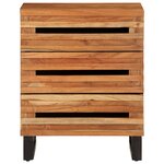 vidaXL Table de chevet 50x34x62 cm bois d'acacia solide