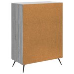 vidaXL Buffet Sonoma gris 66 x 34 5 x 90 cm Bois d'ingénierie