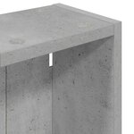 vidaXL Armoire murale de salle de bain Gris Béton 20 x 14 x 70 cm