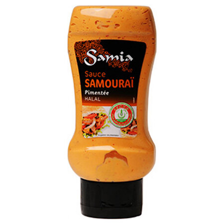 Samia Sauce Halal Samouraï Pimentée 350ml (lot de 4)