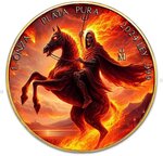 Pièce de monnaie en Argent g 31.1 (1 oz) Millésime 2024 WAR HORSEMAN OF APOCALYPSE