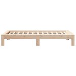 vidaXL Cadre de lit sans matelas 90x200 cm bois de pin massif